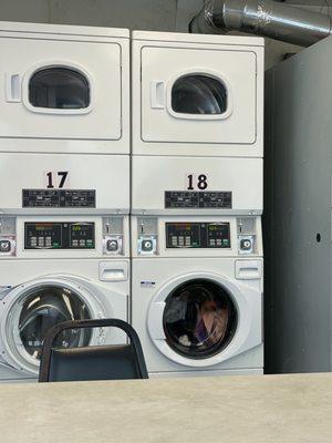 5th Street Laundromat, standard washers and dryers.