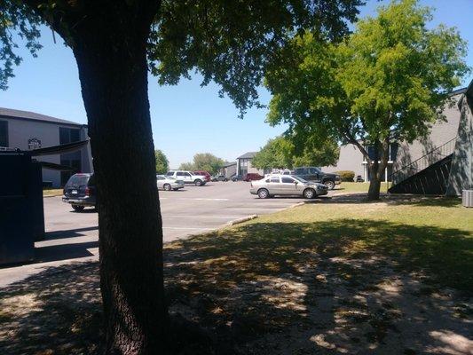 A glimpse of parking at Shenandoah ridge