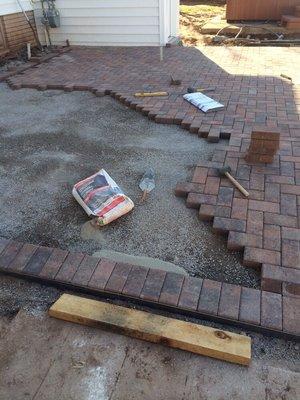 Make a paver patio