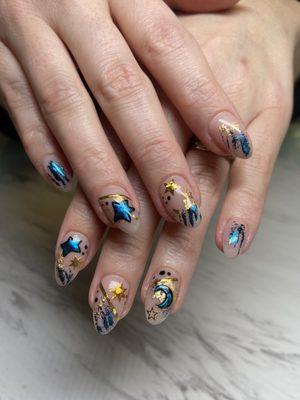 Metallic nails