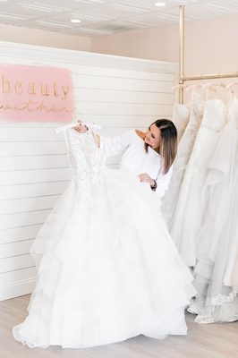 Bridal professionals to help guide you toward your perfect dress! 
 
 Photo by Lindsey Morgan Photography