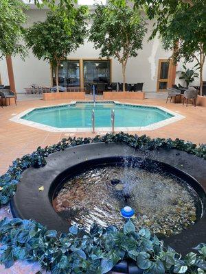 Indoor Garden room with exercise pool