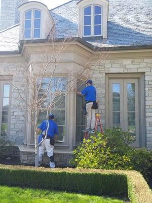 David and Jonathan. Residential window cleaning Northwest Fresno