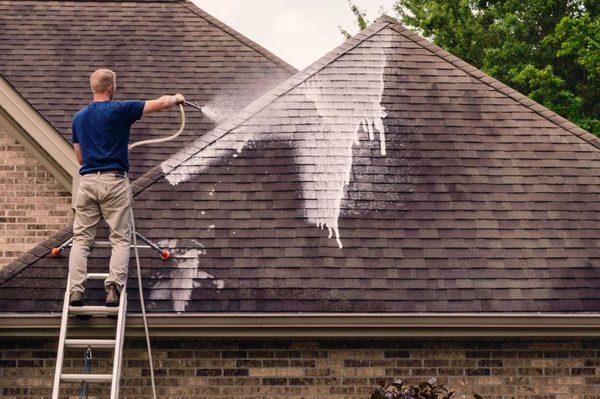 Roof Soft Washing- The SAFEST way to clean and maintain your roof!