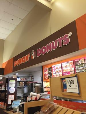 Dedham Dunkin Donuts -- Stop&Shop : 160 Providence Highway, Dedham      Storefront (inside Stop&Shop)