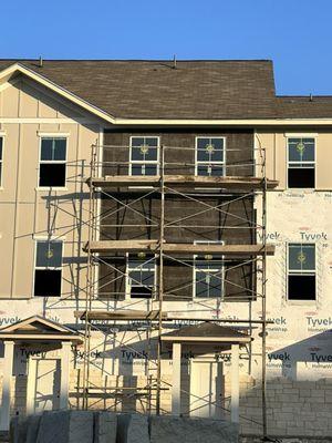 Masonry, Siding and Stucco.