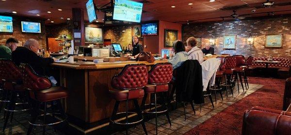 Poker machines at the bar