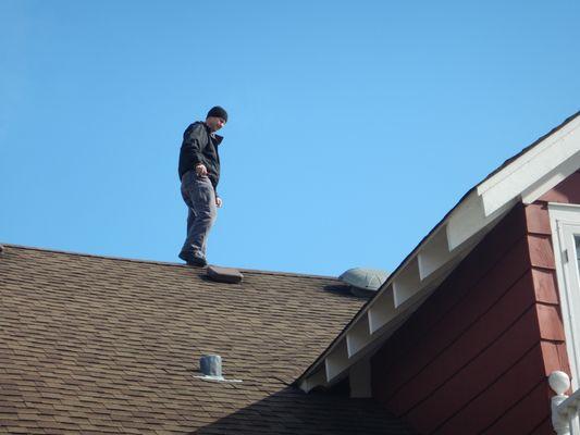 Roof Inspection during a Home Inspection in Barrington, IL