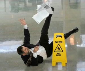 General liability insurance protects your business against silp and fall accidents.