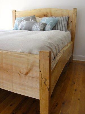 Spalted Maple Queen Bed