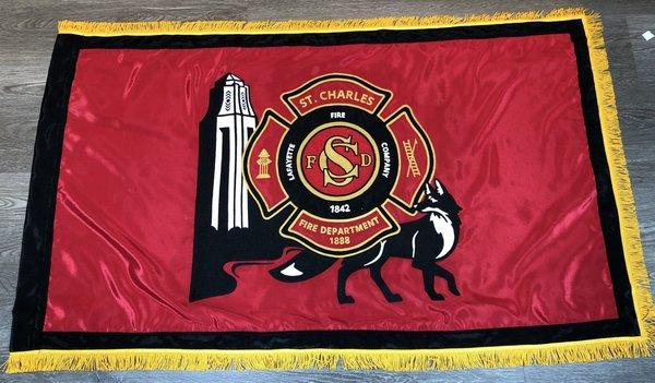 Unique Custom Embroidered Flags from Flags USA. Call today for pricing.