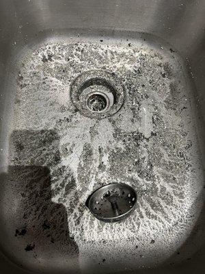 Black Stuff Left In Sink After Water Drained