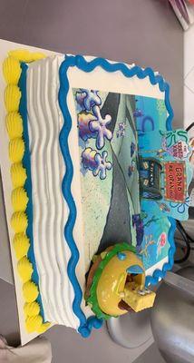 Spongebob full sheet cake