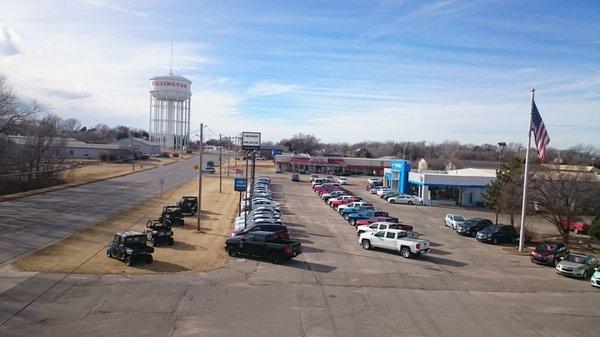 Bird's Eye view of Countryside Motors