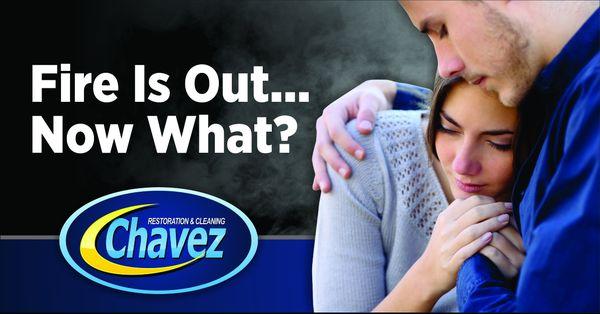 After the fire is out, and first responders have left... you may not know what to do. Make Chavez Restoration your first call.