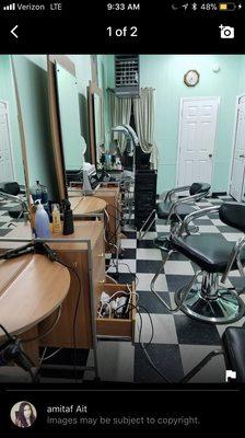 Rinky dink salon not worth a $52 blowout! Ridiculous prices for the look of this place!