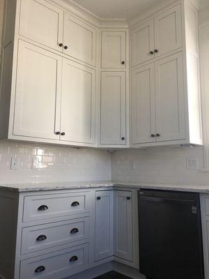 Custom built inset door cabinets