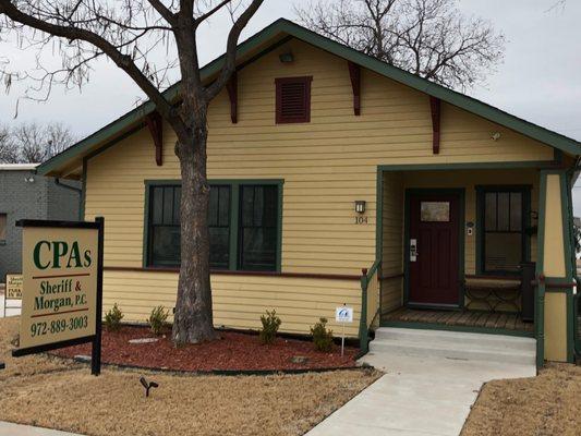 We're enjoying the feel of this remodeled historic home.