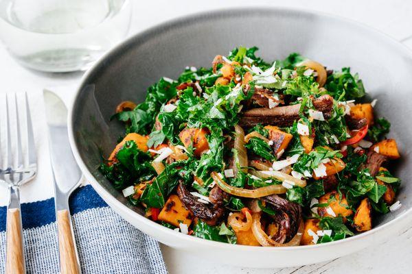 SWEET POTATO & STEAK HASH