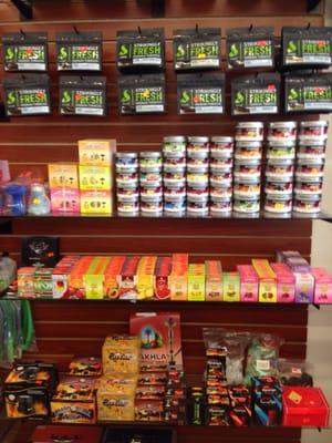 Hookah tobacco, charcoal, & other accessories!