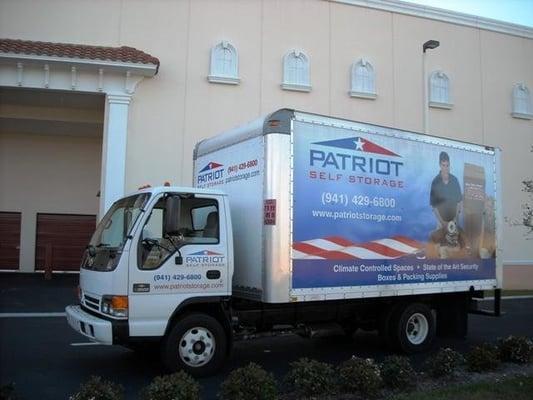 use our moving truck FREE when you move in