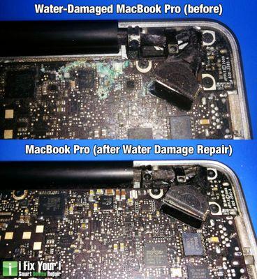 MacBook Pro Water Damage Repair