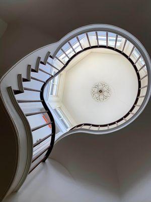 Looking up into the cupola