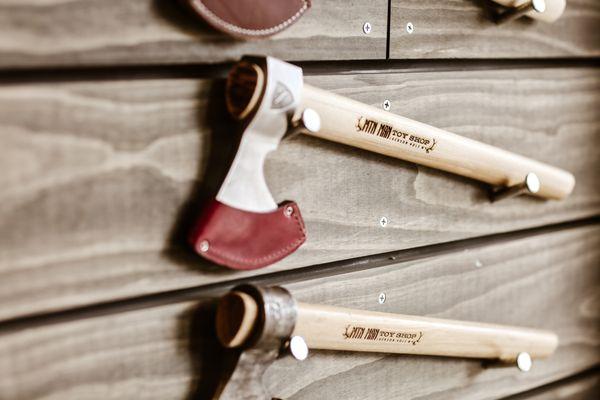 Our S7 tool steel tomahawks are made in the Teton Mountains and have a lifetime guarantee, and come with free sharpening for life.