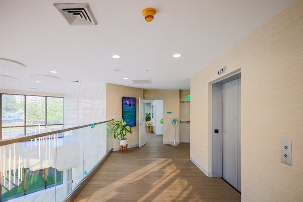 Entrance of Clinic Reception (Located on 2nd Floor)