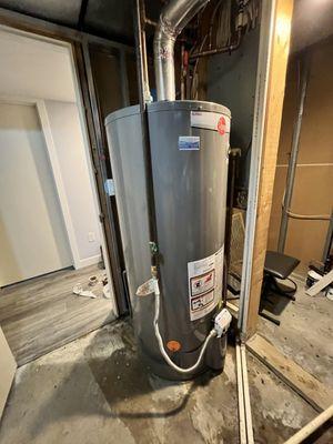 Stand alone residential water heater replacements.