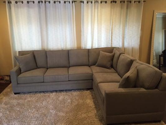 Custom sectional after delivery & assembly!