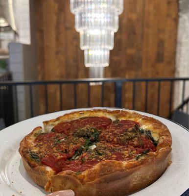 Individual Deep Dish Spinach