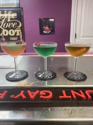 3 mock martinis