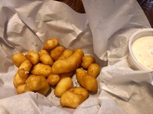 White cheese curds