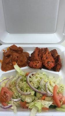 Chicken tikka with salad!!