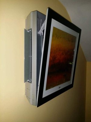 Ductless air conditioning picture frames