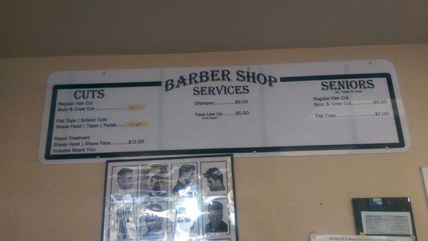 Barbershop services