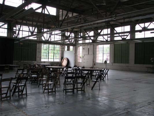 15,000 sf industrial chic event space : weddings, private events, corporate functions, fundraising events, performance space.