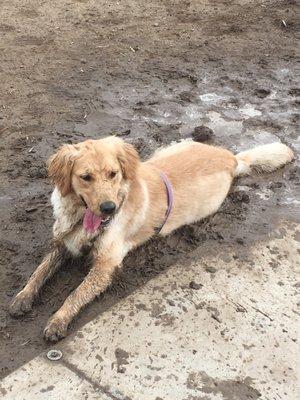 What a happy girl!