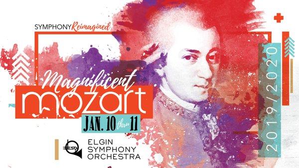 Magnificent Mozart Jan. 10th @ Prairie Center For The Arts Jan. 11th & 12th @ Hemmens Cultural Center