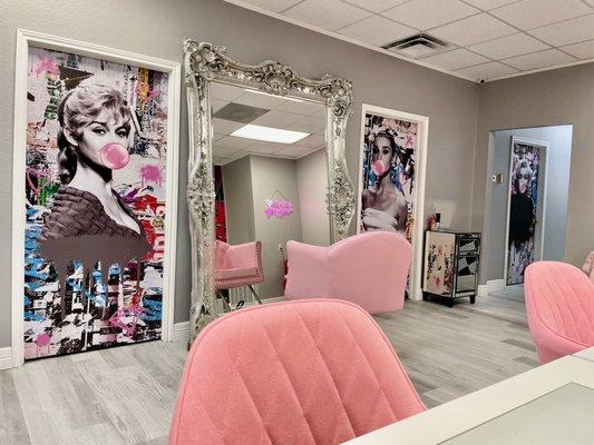 The new and improved expansion of kosmo salon as they have knocked down some walls and remodeled