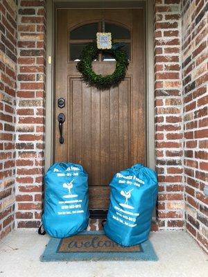 Laundry delivered to the door!