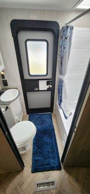 Puma rear bathroom. These units feature 2 FULL bathrooms.