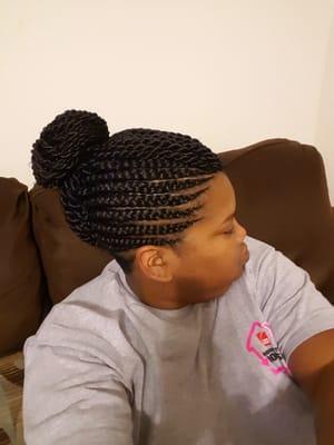 Middle is individual twists $140