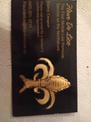 Fleur De Lice, LLC business card