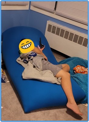 My son loves his new bean bag chair/bed!