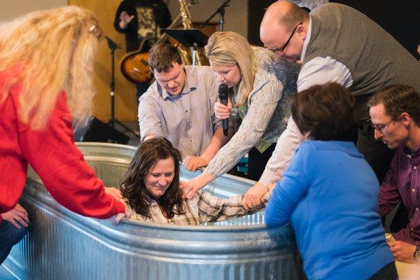 Go forth and make disciples baptizing them...