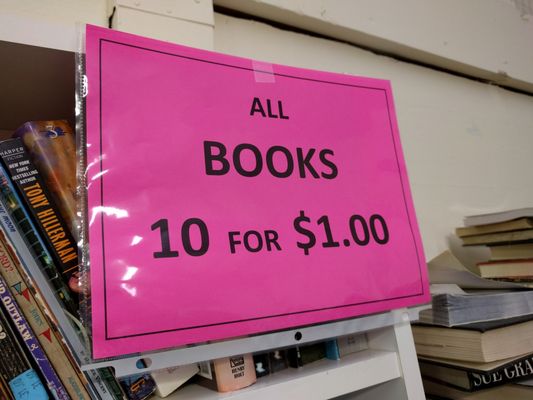 Cheap books!