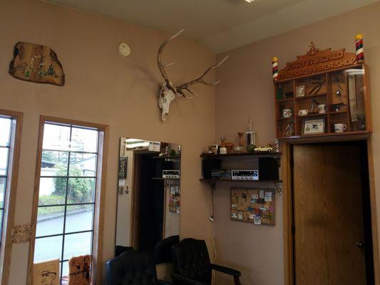 Good, old-fashioned barber shop.