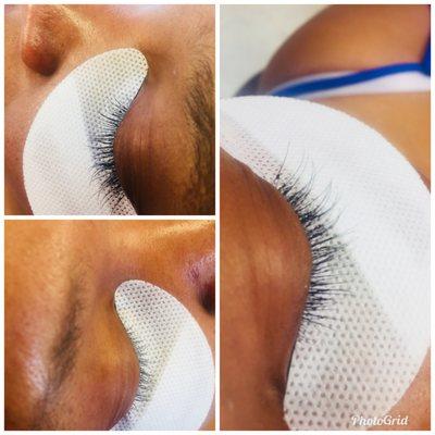 Before and After Eyelash Extensions